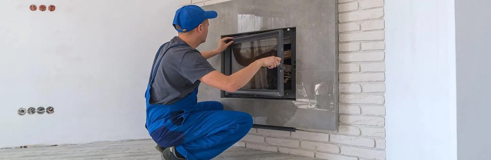 Wood Burning Fireplace